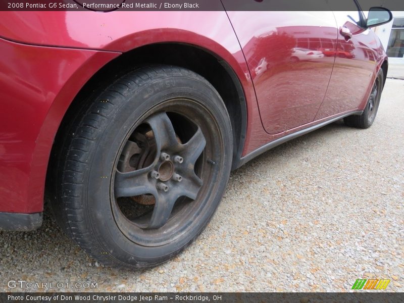 Performance Red Metallic / Ebony Black 2008 Pontiac G6 Sedan