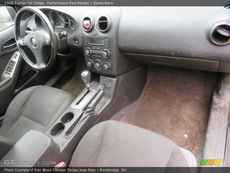 Performance Red Metallic / Ebony Black 2008 Pontiac G6 Sedan