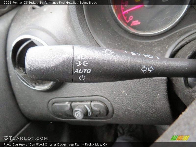 Performance Red Metallic / Ebony Black 2008 Pontiac G6 Sedan