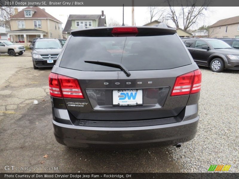 Bruiser Grey / Black 2018 Dodge Journey SE