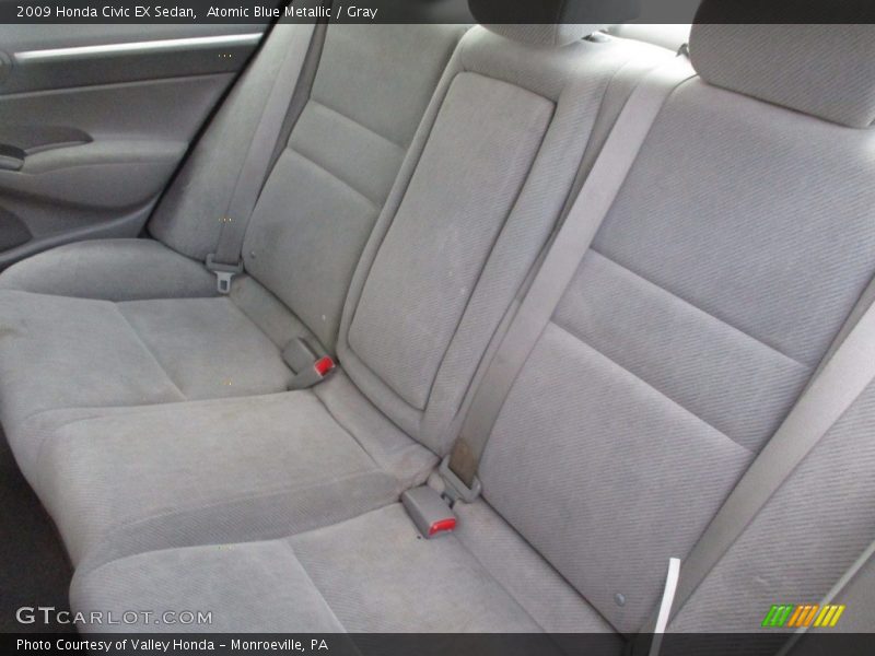 Atomic Blue Metallic / Gray 2009 Honda Civic EX Sedan