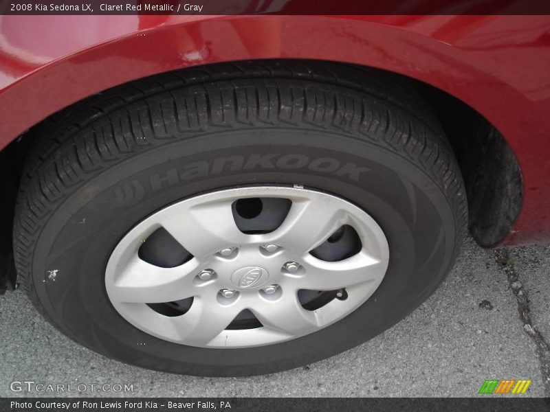 Claret Red Metallic / Gray 2008 Kia Sedona LX