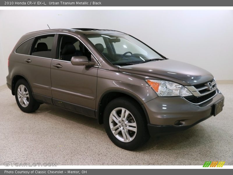 Urban Titanium Metallic / Black 2010 Honda CR-V EX-L