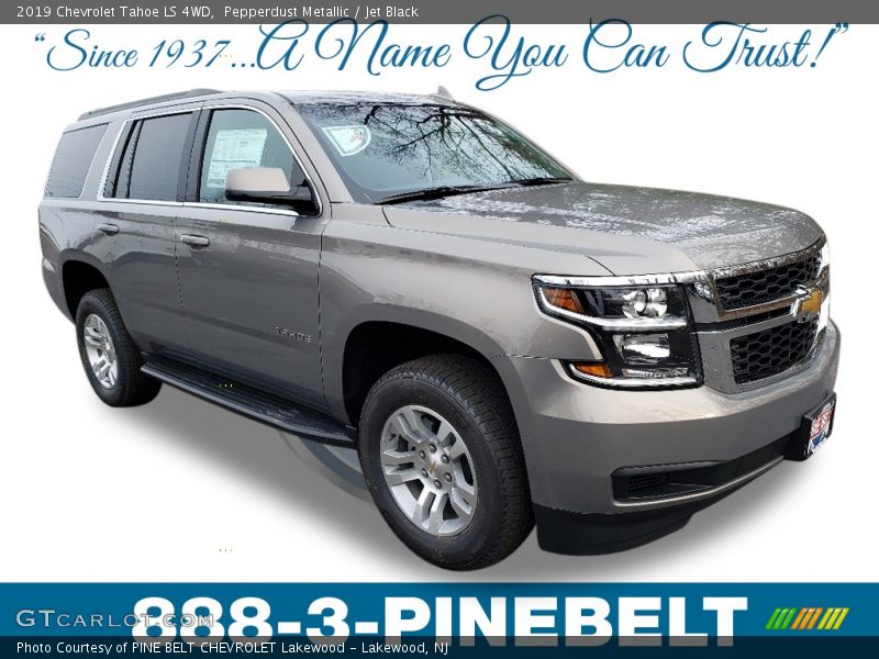 Pepperdust Metallic / Jet Black 2019 Chevrolet Tahoe LS 4WD