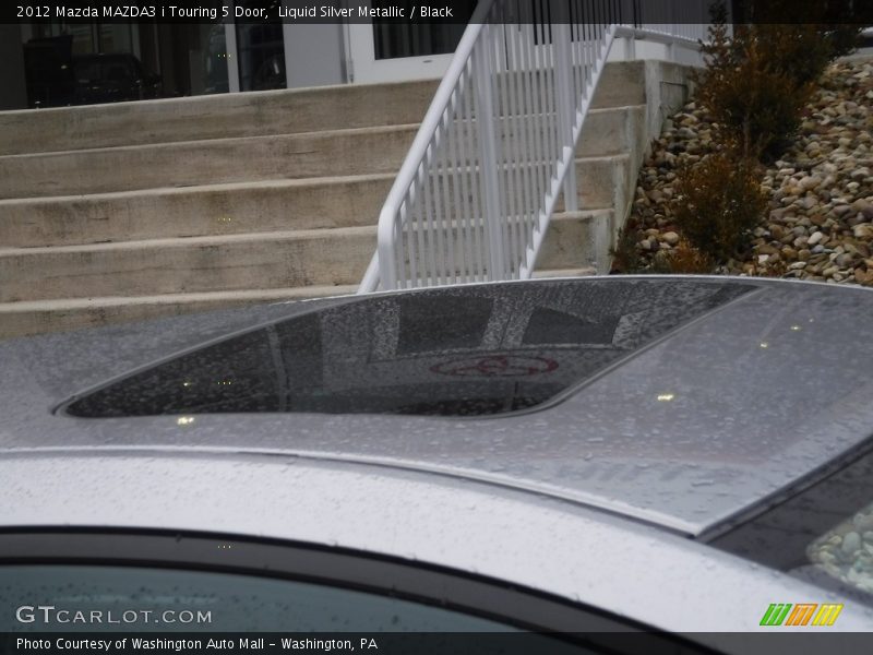 Liquid Silver Metallic / Black 2012 Mazda MAZDA3 i Touring 5 Door