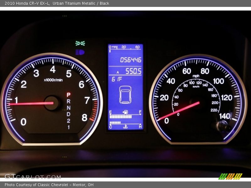 Urban Titanium Metallic / Black 2010 Honda CR-V EX-L