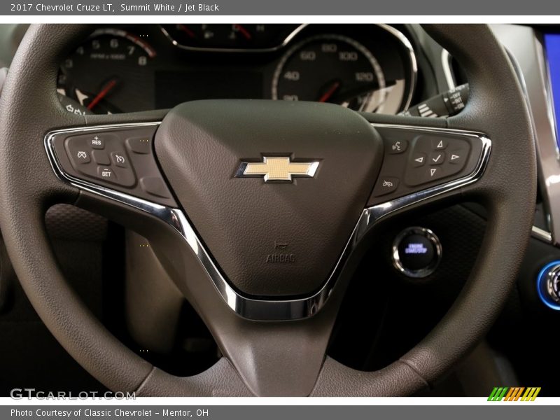 Summit White / Jet Black 2017 Chevrolet Cruze LT
