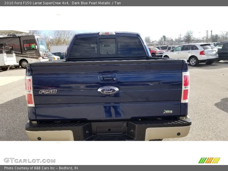 Dark Blue Pearl Metallic / Tan 2010 Ford F150 Lariat SuperCrew 4x4
