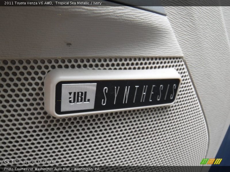 Tropical Sea Metallic / Ivory 2011 Toyota Venza V6 AWD