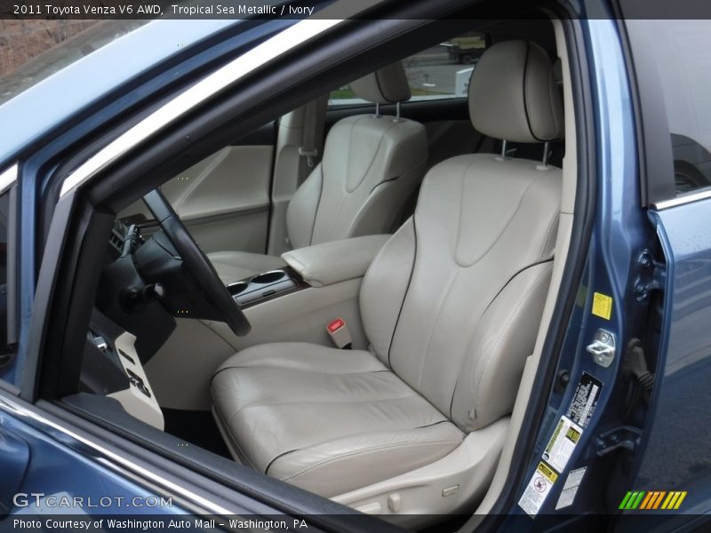 Tropical Sea Metallic / Ivory 2011 Toyota Venza V6 AWD