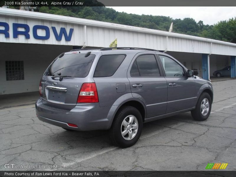 Alpine Gray / Gray 2008 Kia Sorento LX 4x4