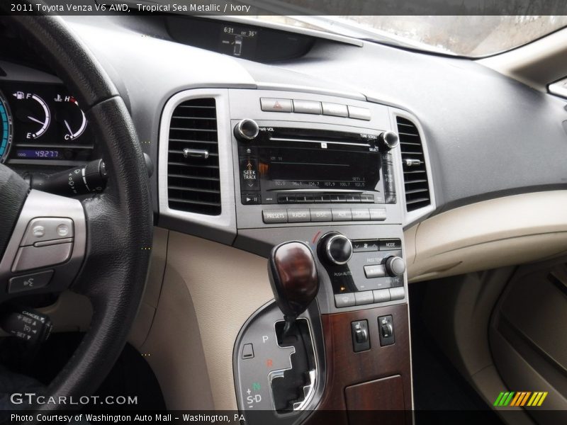Tropical Sea Metallic / Ivory 2011 Toyota Venza V6 AWD