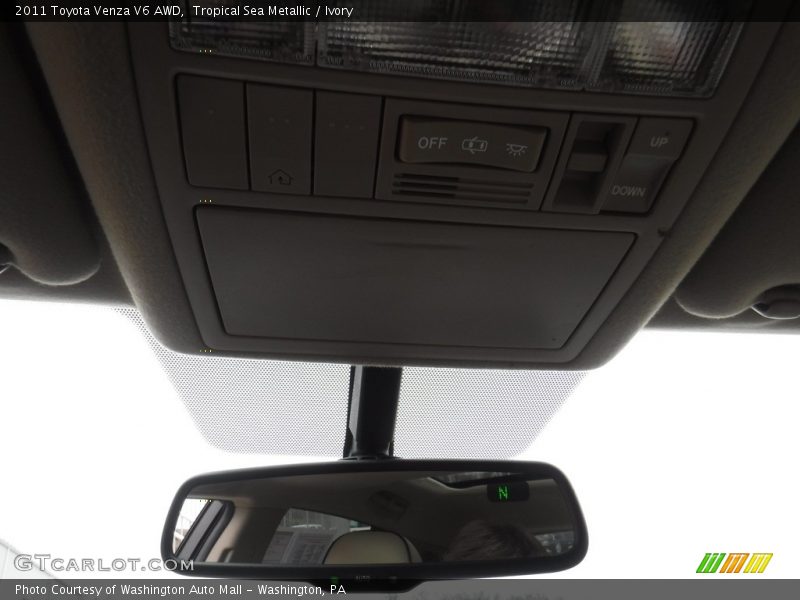 Tropical Sea Metallic / Ivory 2011 Toyota Venza V6 AWD