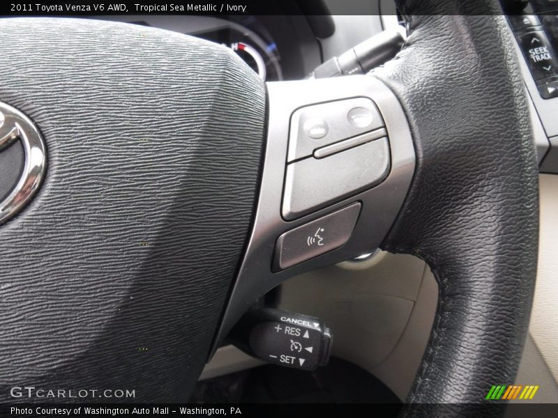 Tropical Sea Metallic / Ivory 2011 Toyota Venza V6 AWD