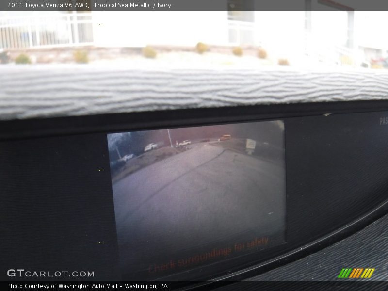 Tropical Sea Metallic / Ivory 2011 Toyota Venza V6 AWD
