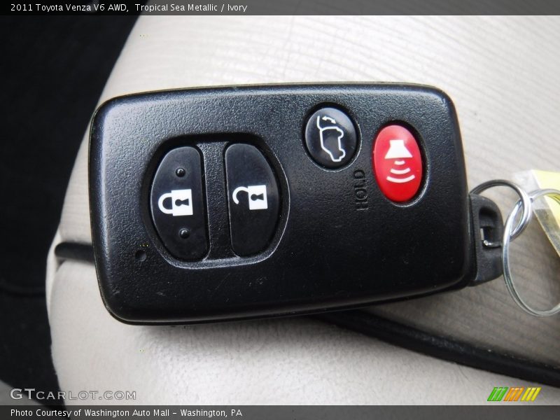 Tropical Sea Metallic / Ivory 2011 Toyota Venza V6 AWD