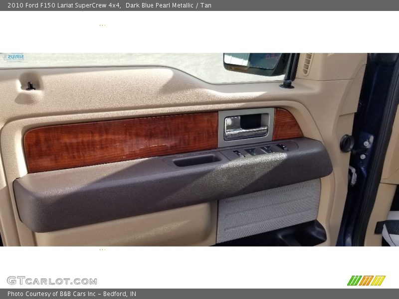 Dark Blue Pearl Metallic / Tan 2010 Ford F150 Lariat SuperCrew 4x4