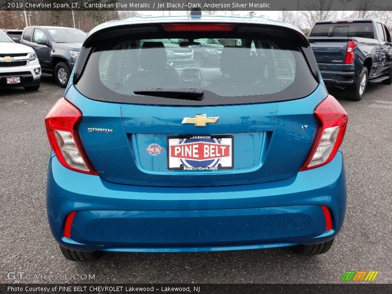 Caribbean Blue Metallic / Jet Black/­Dark Anderson Silver Metallic 2019 Chevrolet Spark LT