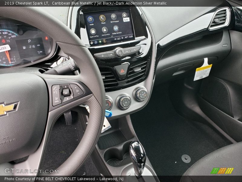 Caribbean Blue Metallic / Jet Black/­Dark Anderson Silver Metallic 2019 Chevrolet Spark LT