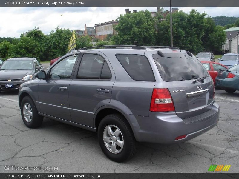 Alpine Gray / Gray 2008 Kia Sorento LX 4x4