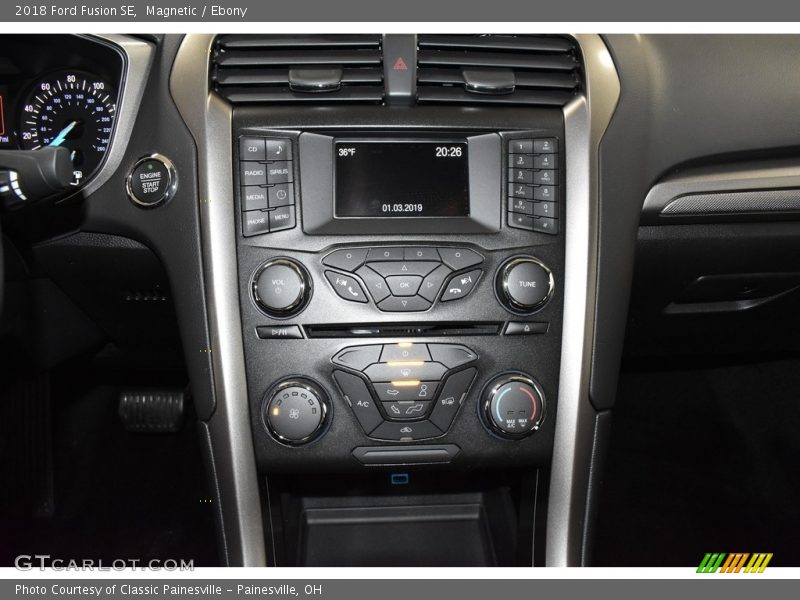 Magnetic / Ebony 2018 Ford Fusion SE