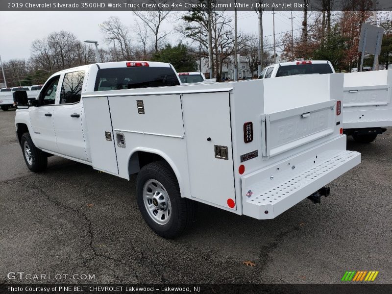 Summit White / Dark Ash/Jet Black 2019 Chevrolet Silverado 3500HD Work Truck Crew Cab 4x4 Chassis