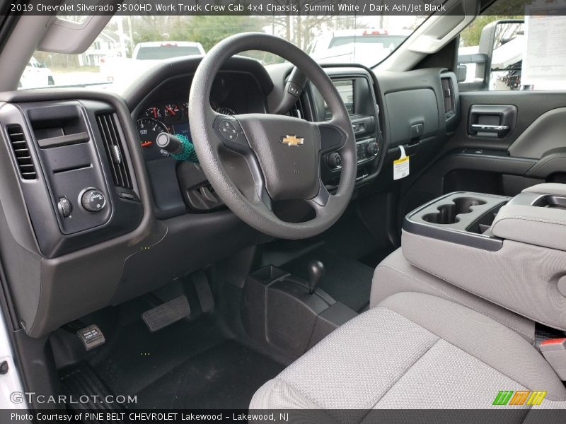 Summit White / Dark Ash/Jet Black 2019 Chevrolet Silverado 3500HD Work Truck Crew Cab 4x4 Chassis