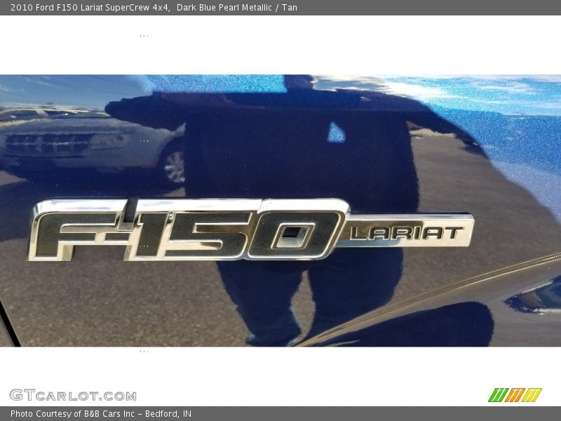 Dark Blue Pearl Metallic / Tan 2010 Ford F150 Lariat SuperCrew 4x4
