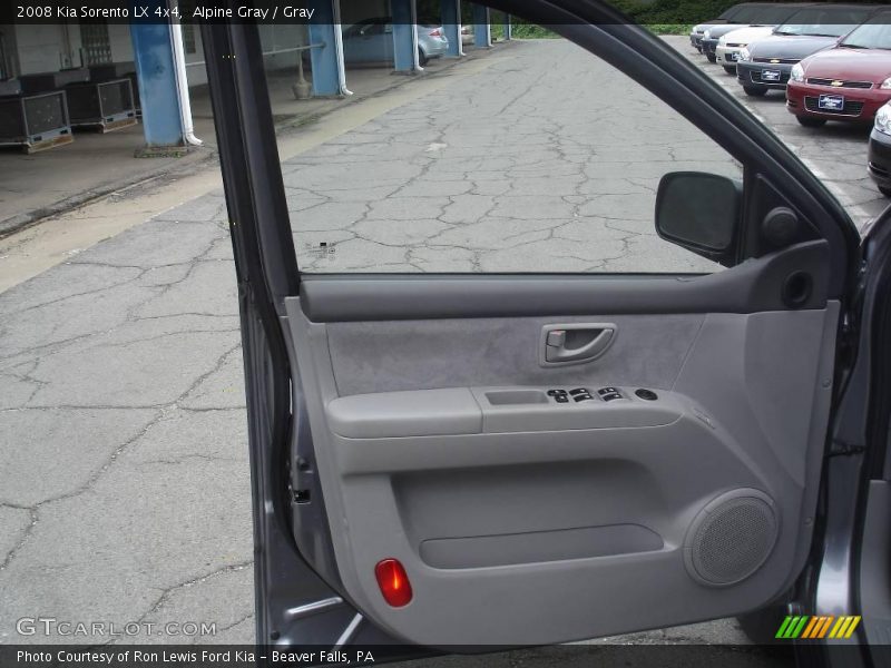 Alpine Gray / Gray 2008 Kia Sorento LX 4x4
