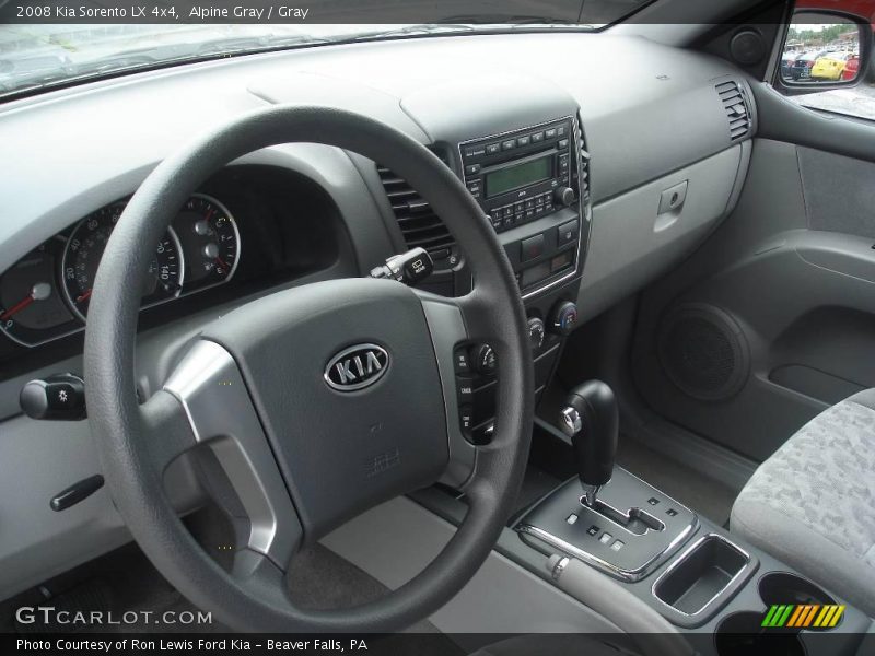Alpine Gray / Gray 2008 Kia Sorento LX 4x4