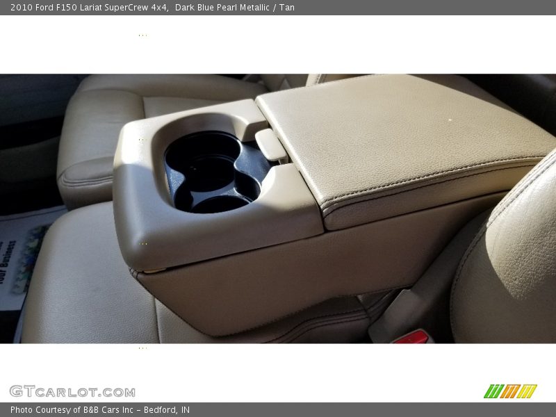 Dark Blue Pearl Metallic / Tan 2010 Ford F150 Lariat SuperCrew 4x4