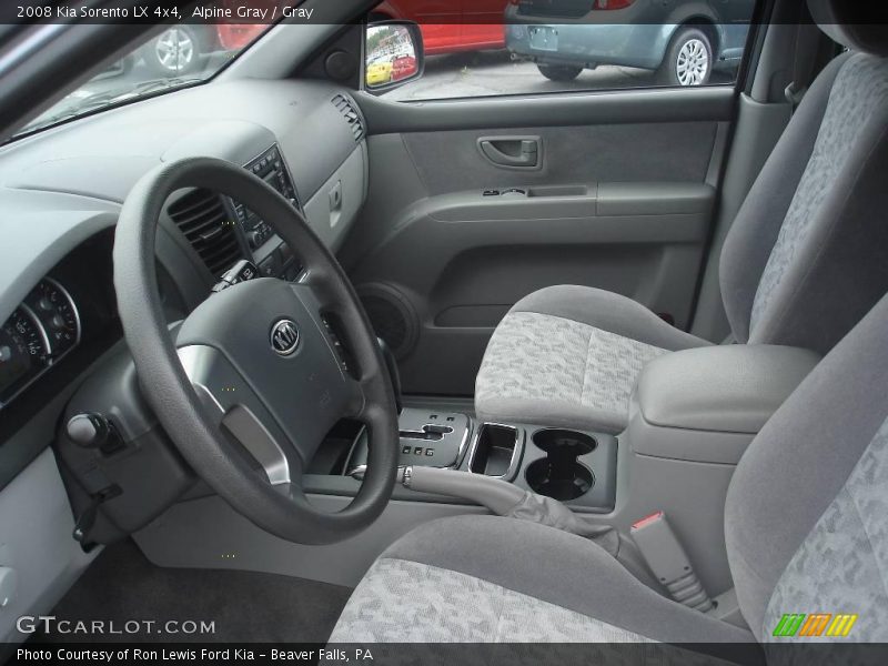 Alpine Gray / Gray 2008 Kia Sorento LX 4x4