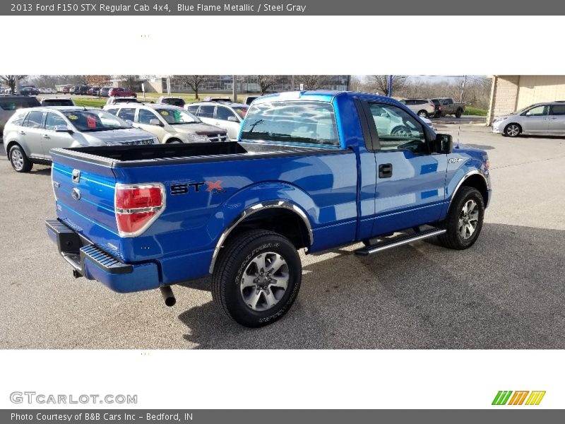 Blue Flame Metallic / Steel Gray 2013 Ford F150 STX Regular Cab 4x4