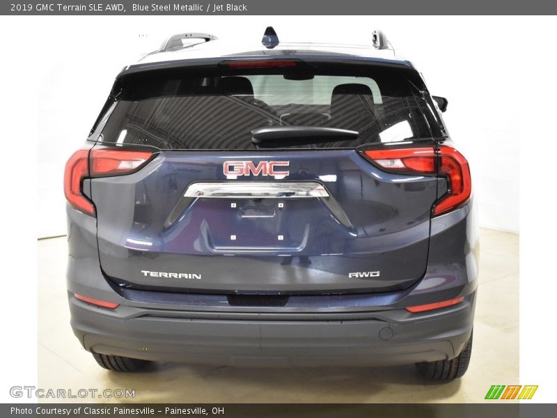 Blue Steel Metallic / Jet Black 2019 GMC Terrain SLE AWD