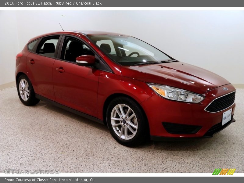 Ruby Red / Charcoal Black 2016 Ford Focus SE Hatch