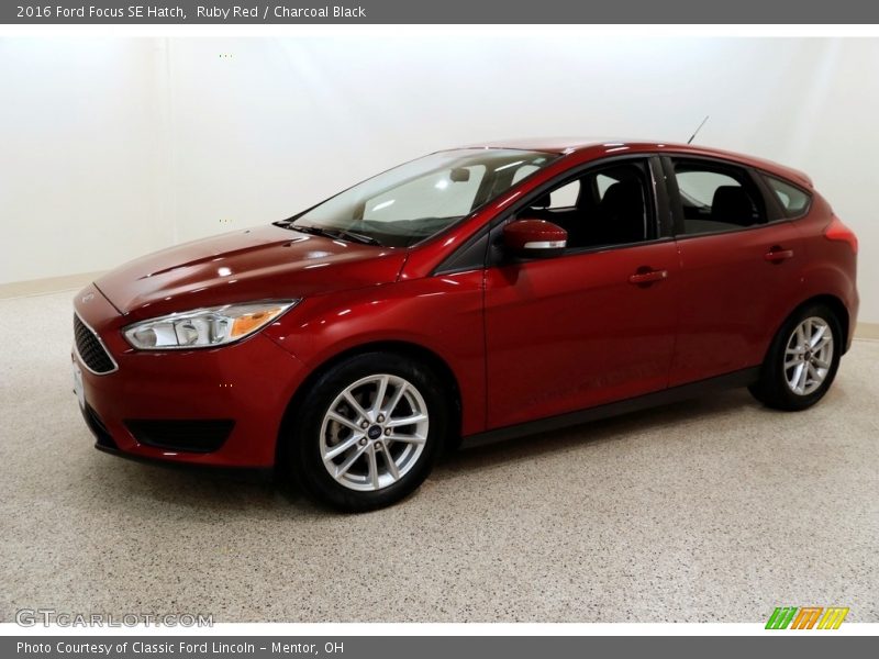 Ruby Red / Charcoal Black 2016 Ford Focus SE Hatch