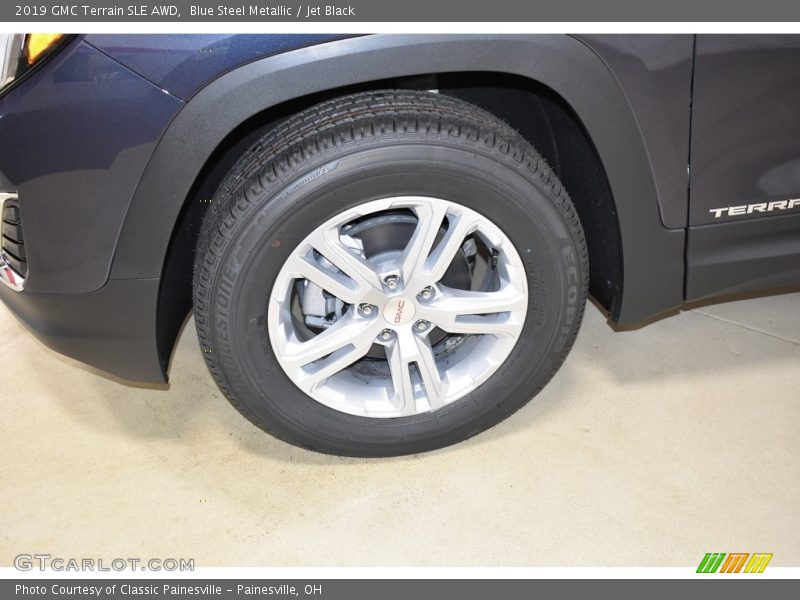 Blue Steel Metallic / Jet Black 2019 GMC Terrain SLE AWD