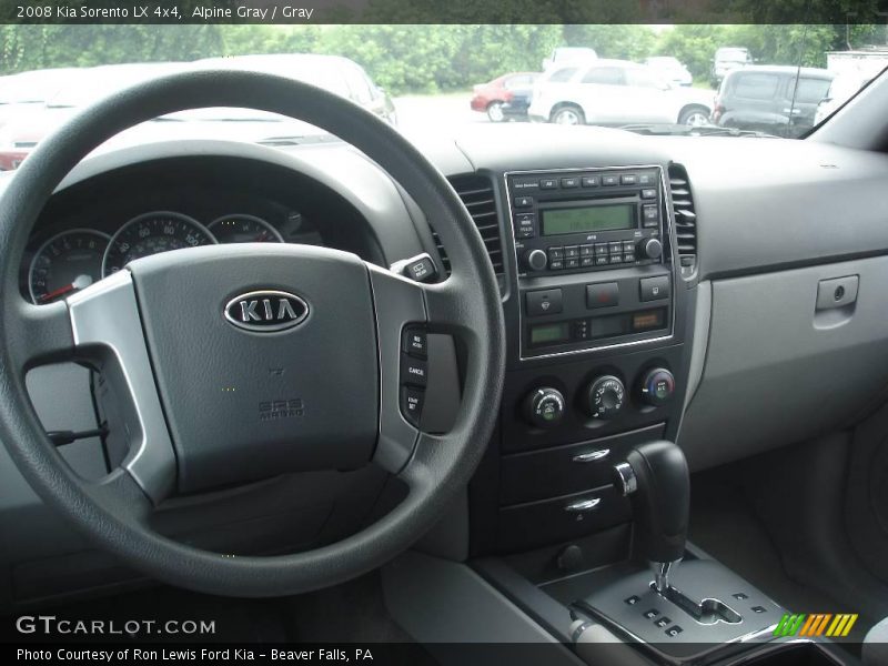 Alpine Gray / Gray 2008 Kia Sorento LX 4x4