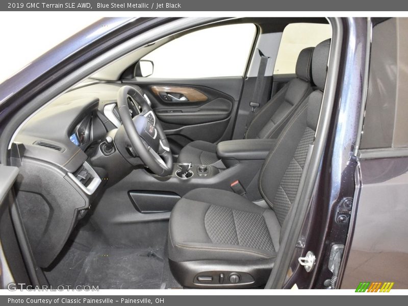 Blue Steel Metallic / Jet Black 2019 GMC Terrain SLE AWD