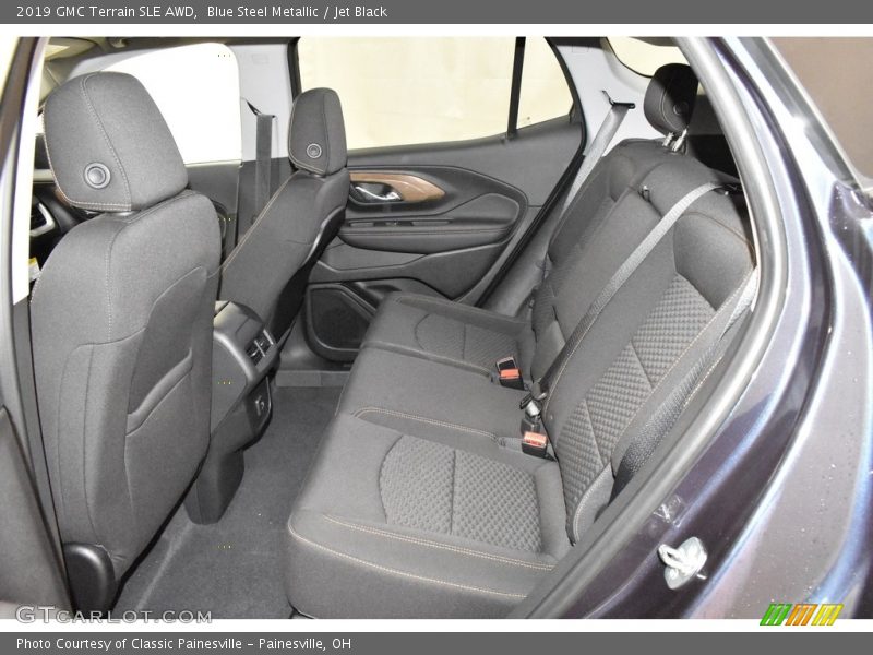 Blue Steel Metallic / Jet Black 2019 GMC Terrain SLE AWD