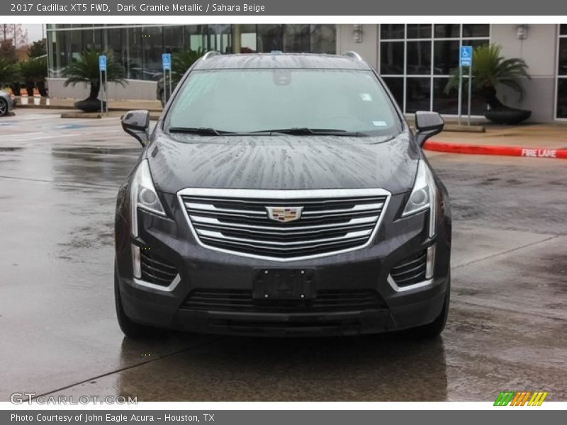 Dark Granite Metallic / Sahara Beige 2017 Cadillac XT5 FWD