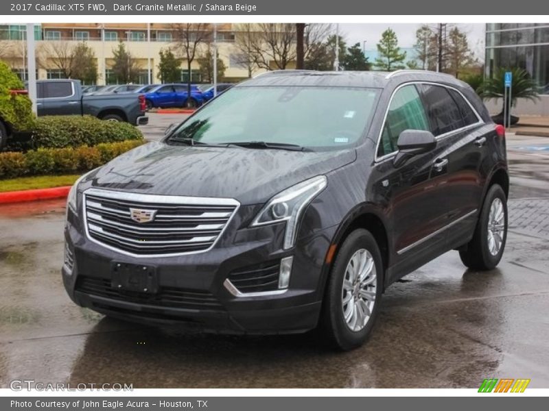 Dark Granite Metallic / Sahara Beige 2017 Cadillac XT5 FWD