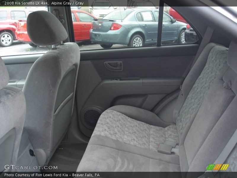 Alpine Gray / Gray 2008 Kia Sorento LX 4x4