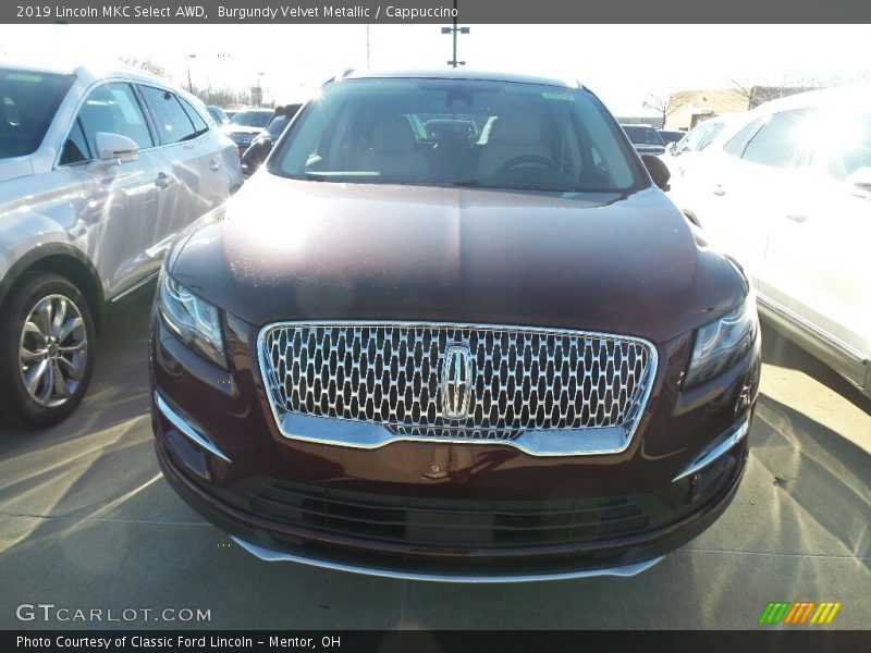 Burgundy Velvet Metallic / Cappuccino 2019 Lincoln MKC Select AWD