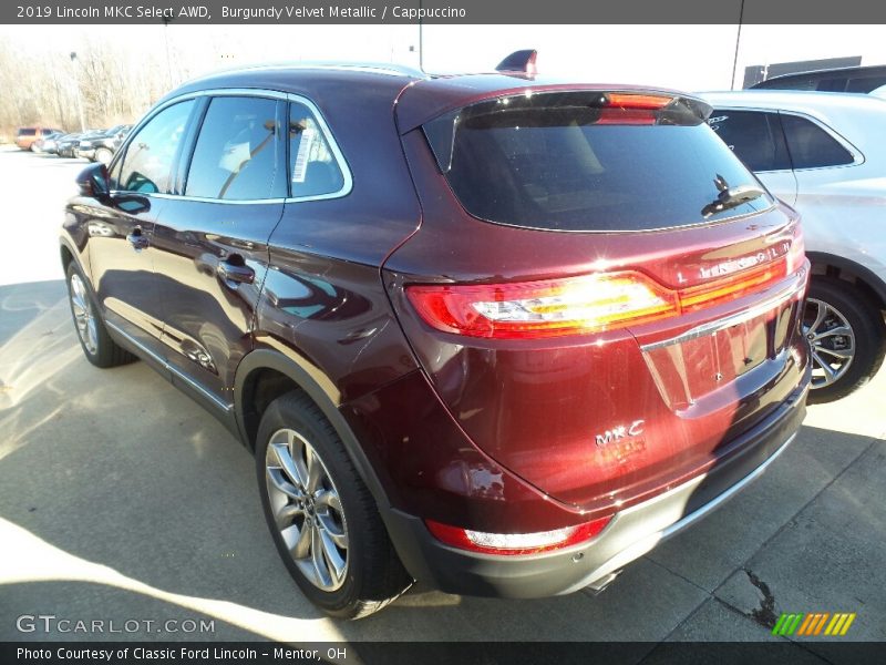 Burgundy Velvet Metallic / Cappuccino 2019 Lincoln MKC Select AWD