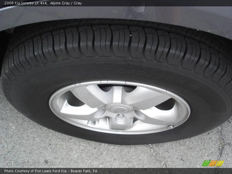 Alpine Gray / Gray 2008 Kia Sorento LX 4x4
