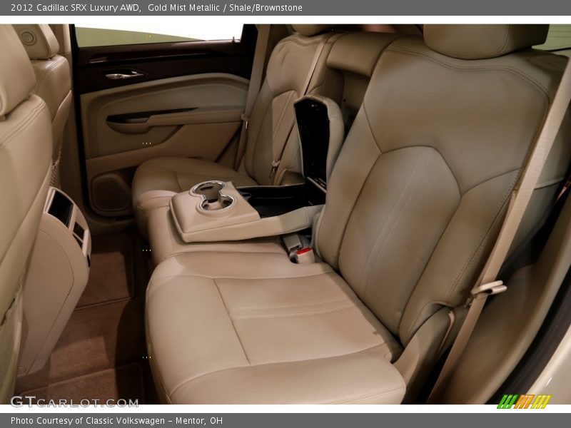 Gold Mist Metallic / Shale/Brownstone 2012 Cadillac SRX Luxury AWD