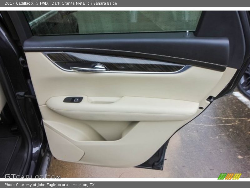 Dark Granite Metallic / Sahara Beige 2017 Cadillac XT5 FWD