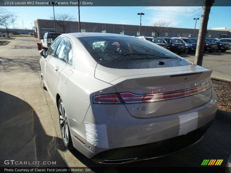 Ceramic Pearl / Ebony 2019 Lincoln MKZ Reserve II