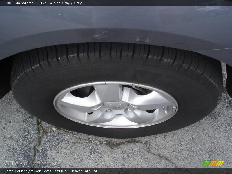 Alpine Gray / Gray 2008 Kia Sorento LX 4x4